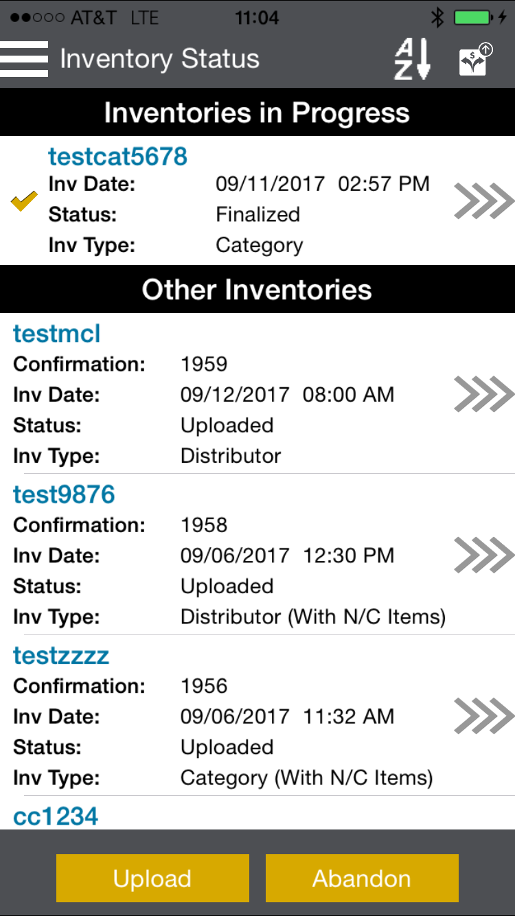 McLane Grocery DSD Physical Inventory Support